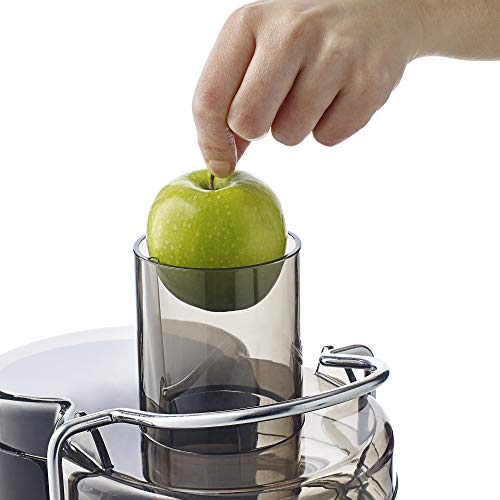 Omega C2100S High Juicer With Extra Large Three-Inch Chute Extracts Juice From Whole Foods & Includes A Stainless Steel Filter & High Low Settings, 3-Speed, Silver #TOP3