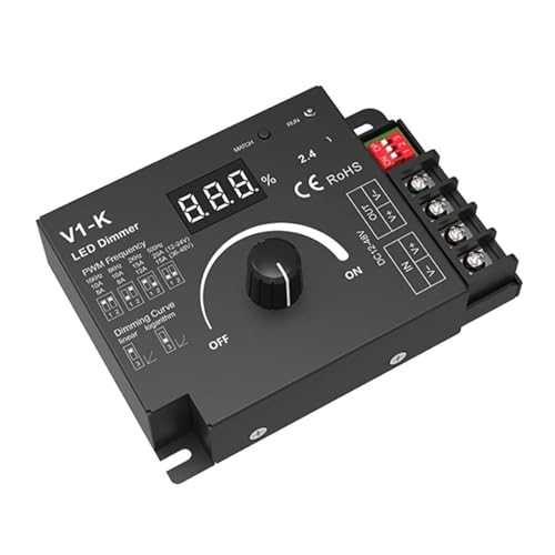 Variateur lumière à bande LED DC12V-24V 20A V1-K à affichage numérique