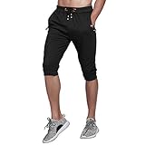 Gopune ジョガーパンツ ジム メンズ ロングパンツ ハーフパンツ メンズ スポーツ 七分丈 トレーニングウェア ジップ ポケット スリム スウェットパンツ Amazon 楽天 ヤフー等の通販価格比較 最安値 Com