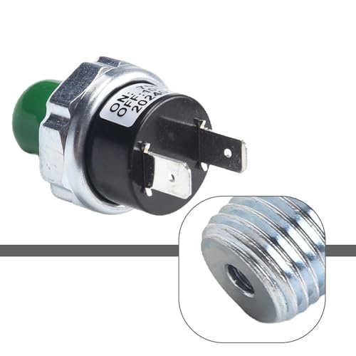 Presostato de compresor de aire con control ajustable de 70-100 PSI 5