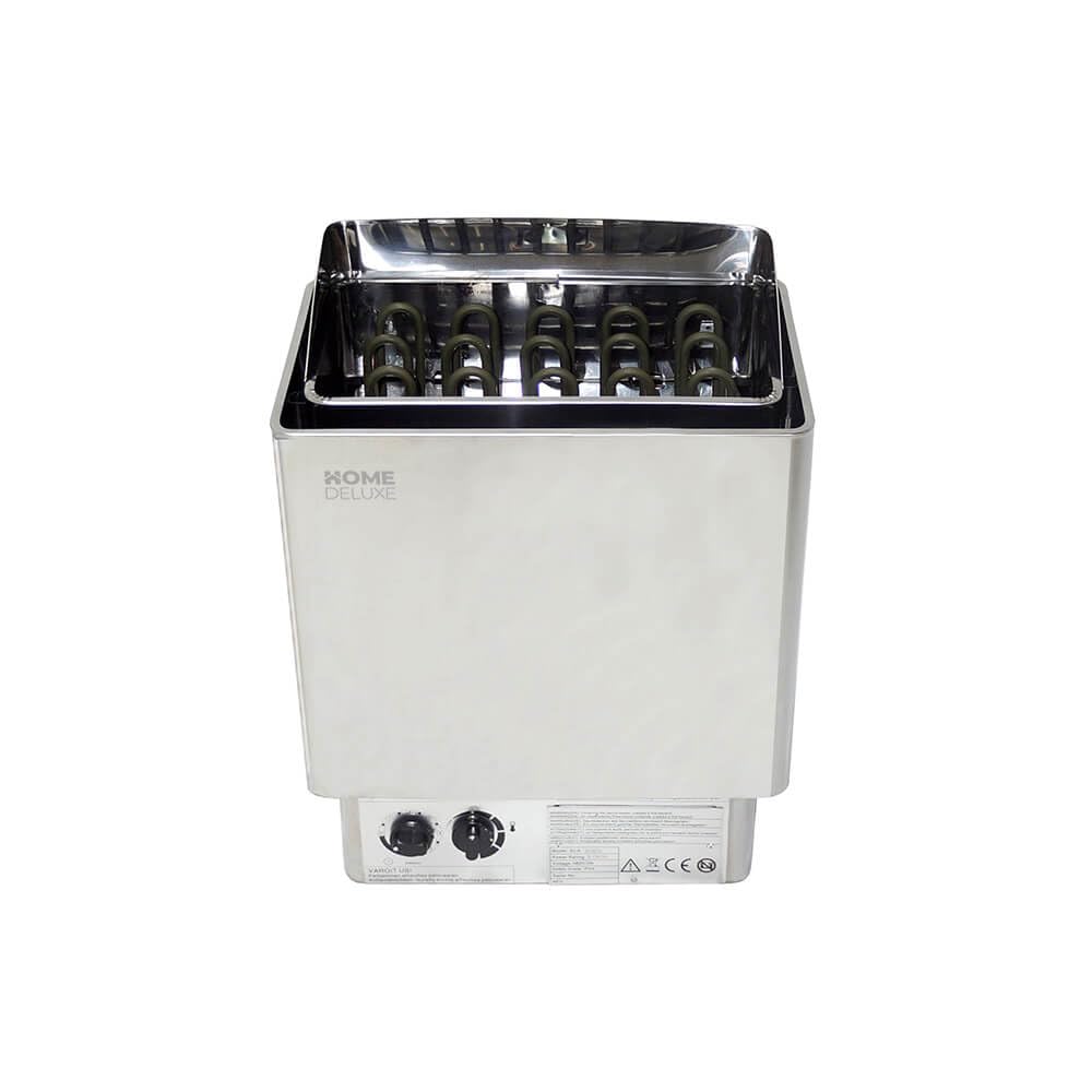 Home Deluxe - Saunaofen KIVA 4.5 kW - 56 x 28 x 14 cm | inkl. integrierte Steuerung & Zeitschaltuhr