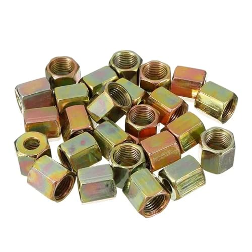 Tuercas M10 x 1 mm para tubo de freno de 3/16 | Kit de 50 piezas macho y hembra