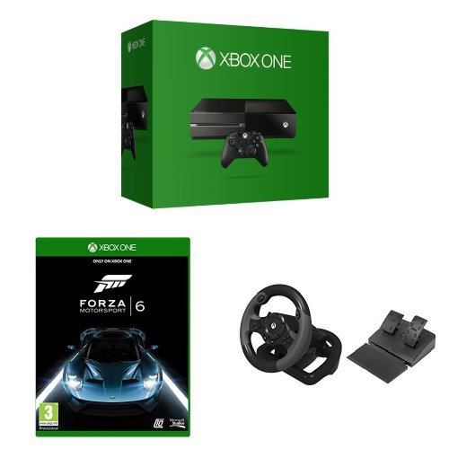 Xbox One Console with Forza 6 and Racing Wheel Controller One (Xbox One)