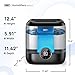 DREO Smart Humidifiers for Bedroom, 6L Top Fill Supersized Cool Mist Humidifier for Large Room, 60 Hour Runtime, Quiet Ultrasonic Humidifier for Plants, Indoor, Home, Night Light, Black