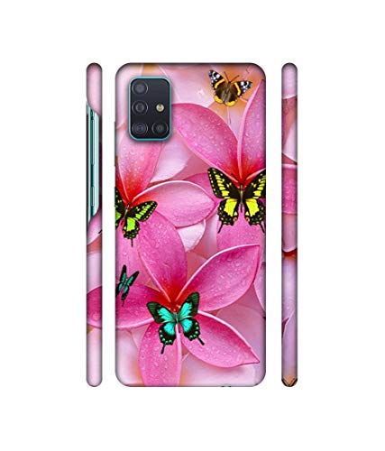 Image of Amazon Brand - Solimo Designer B-Butterflies 3D Printed Hard Back Case Mobile Cover for Samsung Galaxy A51