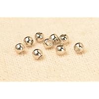 100 Pezzi Perline Distanziali A Sfera Rotonde In Metallo - Foto 3