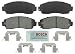 Bosch BE1089H Blue Disc Brake Pad Set with Hardware for Select Acura RDX and Honda Crosstour, CR-V, Odyssey - FRONT