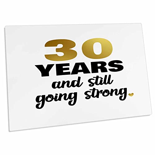 3dRose 30 Years Still Going Strong - Desk Pad miniatura 1