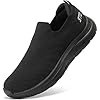 STQ Walking Shoes for Women Arch Support Comfort Lightweight Slip on Sneakers with Memory Foam