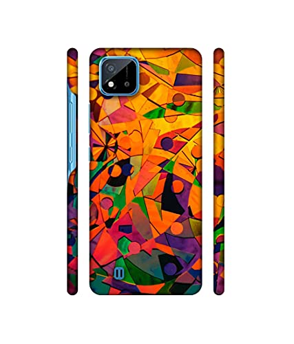 Image of Amazon Brand - Solimo Basic Case for Realme C20 (Plastic Multicolor)
