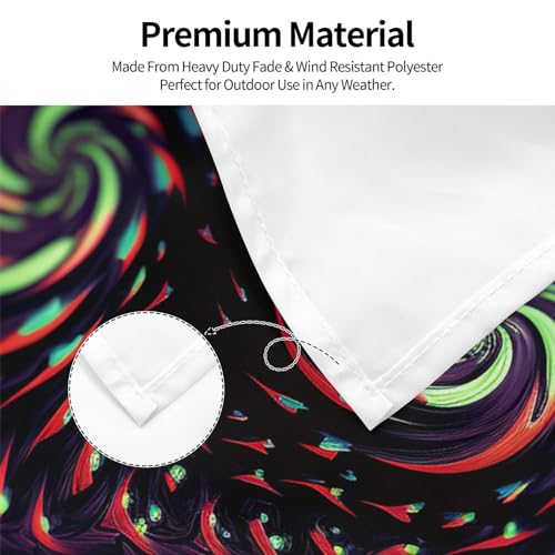 Drapeau de jardin double face premium et robuste pour décoration extérieure chic