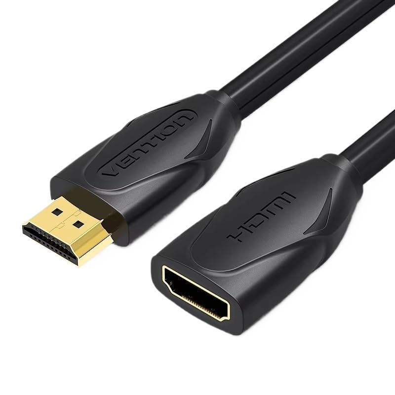 Cable de extensión Vention 4K 60Hz HDR HDMI 2.0, compatible con TV HD, PS4, PS3, PC, cable adaptador extensor HDMI macho a hembra(HDMI 2.0,3.0/3M)