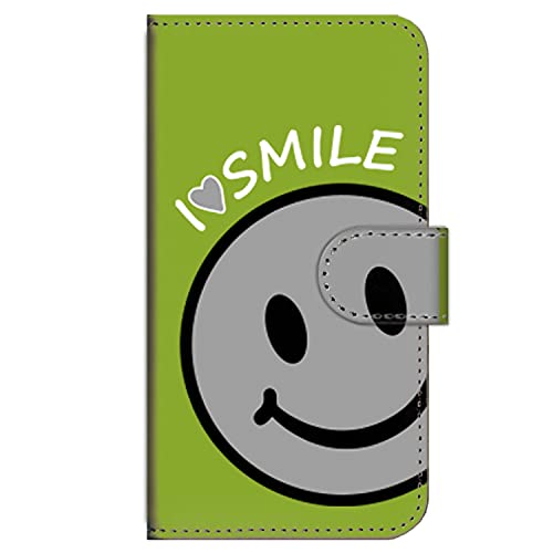 �K�[���Y�l�I �ėp AQUOS wish5 SH-52F �ƌ݊����̂���P�[�X �蒠�^ �X�}�z�P�[�X �g�уJ�o�[ �ϏՌ� (I love SMILE/�O���[) SHARP SH-52F-PD-GRR-YSZ-0259