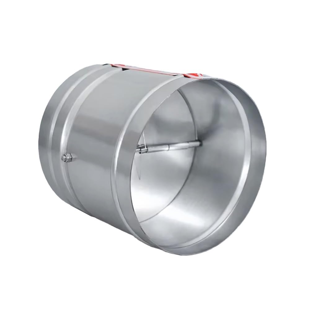 Compuerta circular galvanizada antirretorno (80-300 mm): válvula de retención hermética for sistemas de climatización y extracción.(Diameter 250mm)
