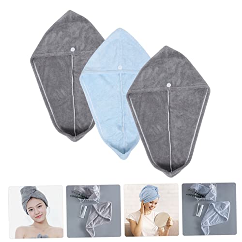 Balacoo 12 Pçs Touca De Cabelo Seco Pano Toucas De Banho De Secagem Rápida Touca De Banho De Secagem