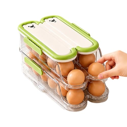 Portahuevos para refrigerador dispensador automático transparente Portahuevos para refrigerador dispensador automático transparente