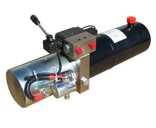 Maxim Hydraulic Power Unit (12V DC, Double Acting): 3 QT. Steel Tank, 1.3 GPM Flow, 2500 PSI, Solenoid Operated, 1/4" NPT Port Size With HPU Dimensions: 20.5 L x 9 W x 7.5 H