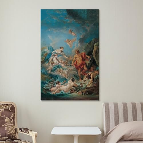 Affiche Junon Told Eolus toile murale 60x90 cm pour salon