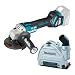 Produktbild Makita DGA514ZJU1 Akku-Winkelschleifer 18 V mit Bluetooth (ohne Akku, ohne Ladegerät) mit Absaughaube im MAKPAC, Farbe