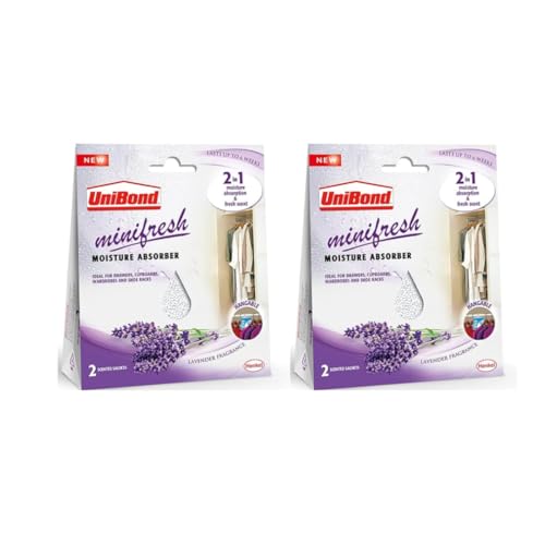 UniBond Minifresh Moisture Absorber| Lavender Fragrance Hangable ...