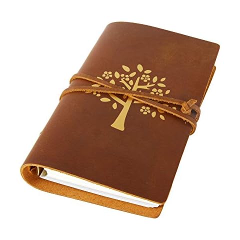 Handmade Leather Journals,Retro Travel Writing Notebook,Diary Sketchbook,Notepad for Valentines/Anniversary/Mothers Day Gift Cover