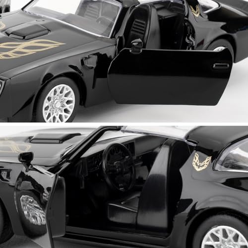 Pontiac Firebird Trans Am Toy Car 1:36 Escala Negro miniatura 4