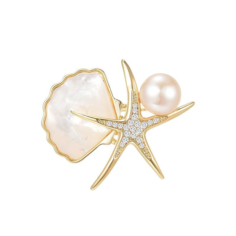 Image of Animal Brooches for Women Pearl Rhinestones Animal Brooch Pin Cute Animal Jewelry Gift for Wife Mom Girlfriends