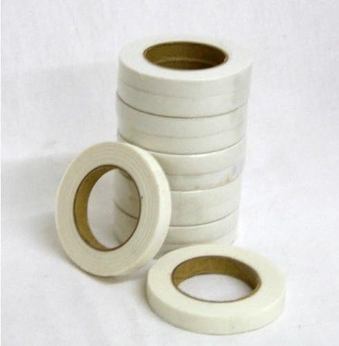 Stem Tape Florist WHITE Ideal For Corsages~ButtonHoles~Flower Arrangements~Bouquets~Crafts~Arts