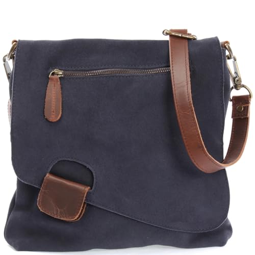 Women's Cowhide Leather Crossbody Shoulder Bag Small Messenger Purse Sling Satchel Bag For Work Business Travel