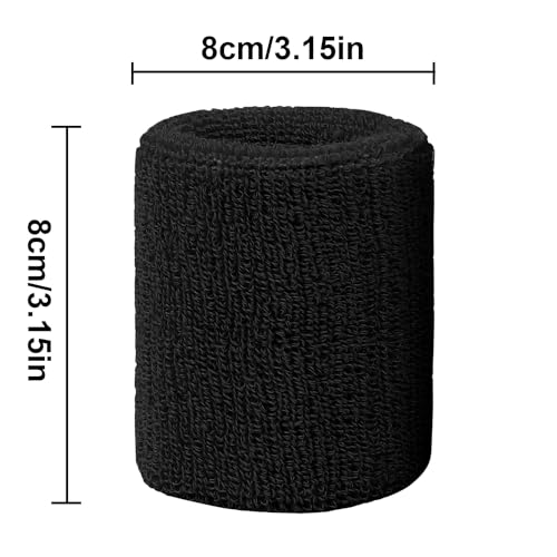 Generic 6 Pack Sweatbands Sports Wristband thumb #3
