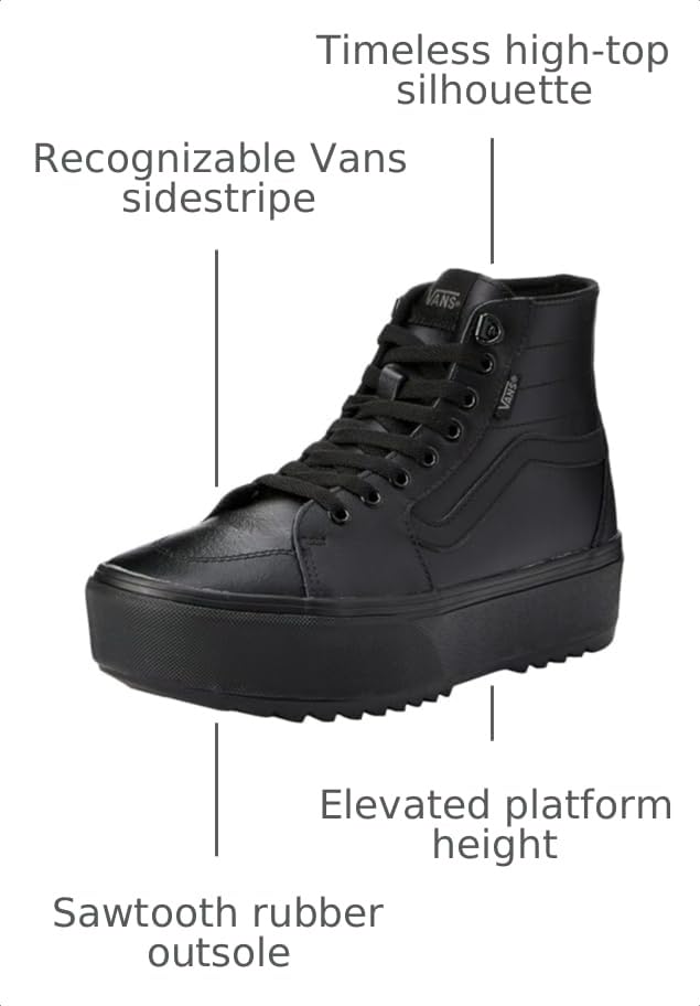 Image of Vans Women's Filmore Hi Tapered Platform Sneakers