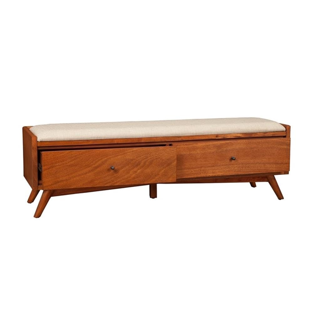 Amazon.com - Alpine Furniture Flynn Mid Century Bench, 59