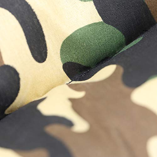 Camuflagem Impresso Cama para Cachorro Inverno Quente Gatos Casas Animais de Estimação ( Verde )- Ta