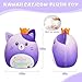 AWNOGKUE Cat Stuffed Animal Cat Plush Toys 12 Inch Soft Plushies Pillow Cute Gradient Purple Plushies Room Decoration Birthday Gifts for Kids Toddlers Girls and Boys