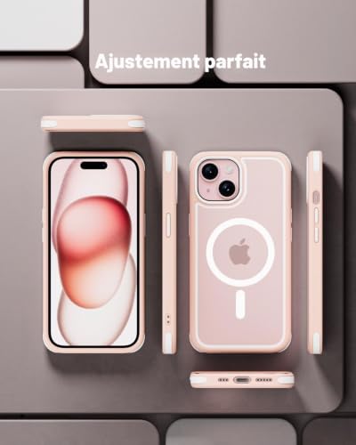 Coque iPhone 15 protection antichoc militaire MobNano rigide premium - 5