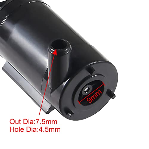 Image of 6Pcs DC 3-5V Micro Submersible Low Noise Mini Water Pump with 2pcs Clear Vinyl Tubing Flexible Water Pipe(1M) Micro Motor Water Pump for Fish Tank Pond Fountain Hydroponics Garden Aquariums