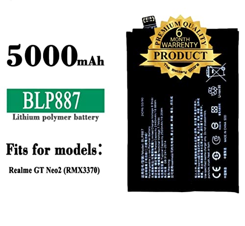 Image of Original BLP887 Battery for Realme GT Neo 2, Realme GT Pro 2 (BLP887) Battery with 6 Month Warranty**** (P19)