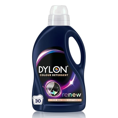 Dylon Black & Dark Detergent (30 lavages), détergent à lessive liquide pour tous les vêtements noirs et foncés, renouvelant à chaque lavage avec des résultats optimaux en 10 lavages