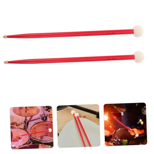 Baquetas de doble cabeza para percusión de madera de arce miniatura 7