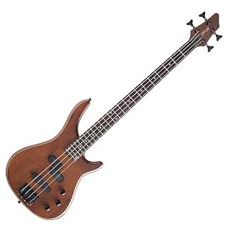 Stagg BC300-WS Guitare basse électrique Fusion Walnut Satin - Les Beatles, Paul McCartney, John Lennon, RIngo Starr, George Harrison