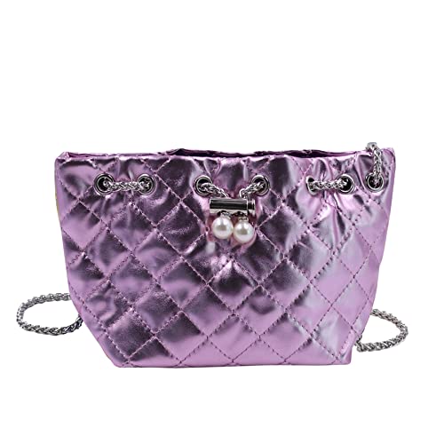 Women Rhinestone Evening Clutch Luxury Diamond Bucket Bag with Drawstring shining Crossbody Shoulder Purse for Prom