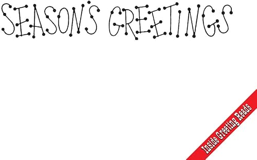 Miniatura 2 de Wright Home & Gift Tarjetas de felicitación retro de Papá Noel bailando con renos  Paquete de 20 unidades a granel + 20 sobres (4 x 6)