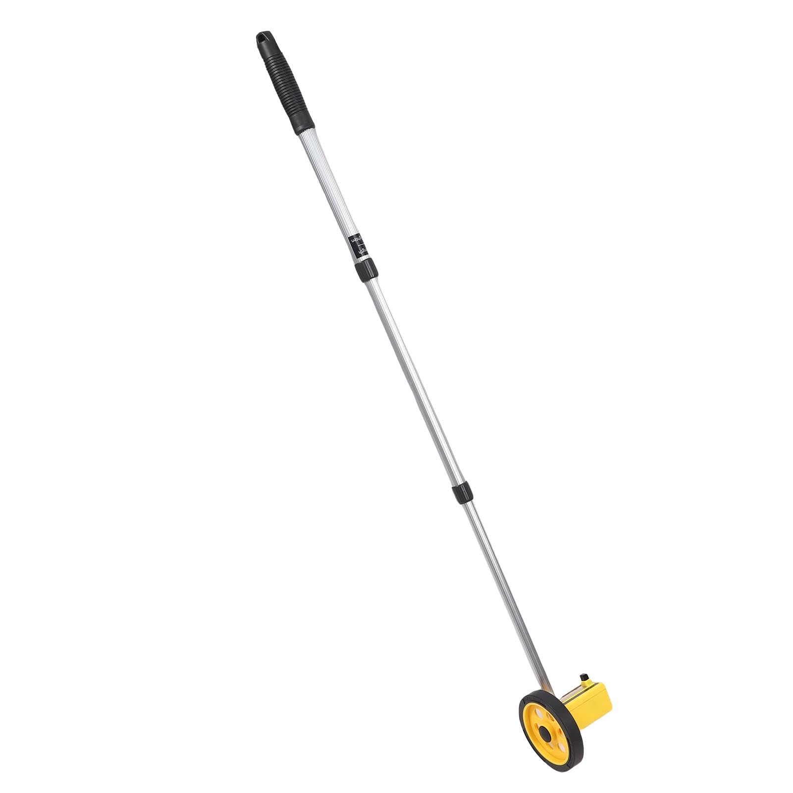 Cosiki Ausziehbares 3-teiliges Messrad, Teleskop-Entfernungsmesser, Vermessungswerkzeug mit Digitaler Anzeige und Einer Reichweite von 45–102 Cm und 0–9999,9 M, Ideal für Bau, Landschaftsbau, Innen-