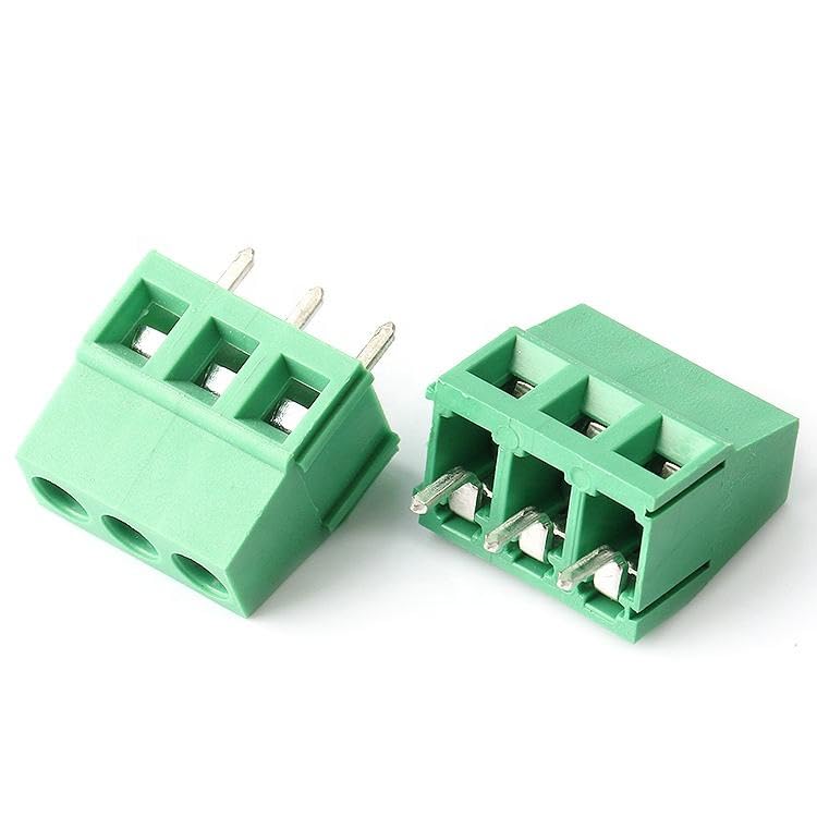 Pack of 30 YX-128 3-Pin Screw Terminal Block, 5.0mm Pitch, AC 300V 10A PCB Mount Connector for 14-22 AWG Wire (100)-image-17