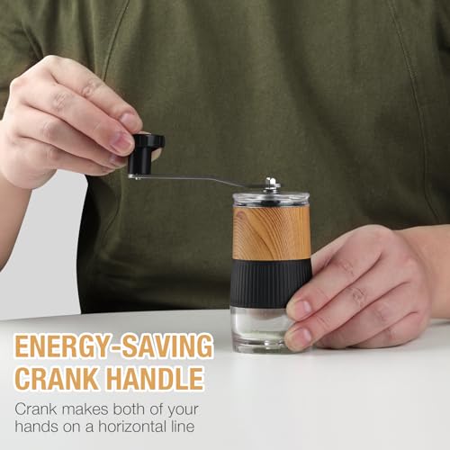 Image of Small Portable Pill Crusher Grinder to Fine Powder for Elderly (Wood)