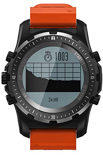 Smartwatch Herrenuhr GPS Kompass Herzfrequenzmesser Fitness Tracker Sportuhr Outdoor Militär Uhren Laufen Schrittzähler Herren Männer Jungen