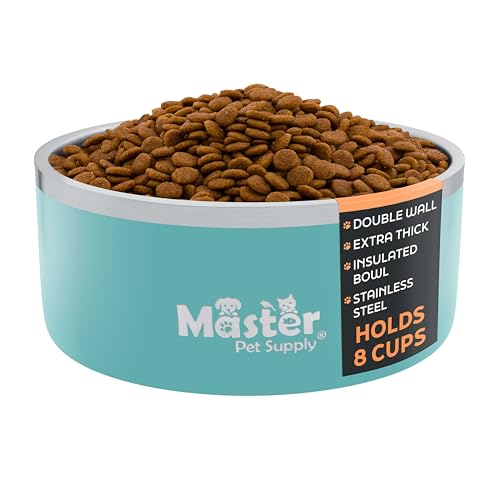 Master Pet Supply�X�e�����X�X�`�[�����p�{�E�� - 64�I���X�A���ϋv - �A�N�A�X�J�C�A��d�� �Ɍ��f�M�A����~�߃y�b�g�E�H�[�^�[�{�E�� ���A�L�A�y�b�g�p �h�K���� �H��􂢋@�Ή�