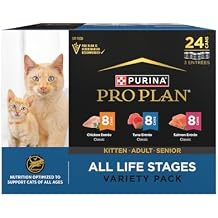 Purina Pro Plan High Protein Wet Cat Food Pate All Life Stages Classic Entree Variety Pack