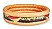 BigMouth Inc Inflatable Hamburger Kiddie Pool, Durable Plastic Baby Pool, Summer Fun Swim Pool for Kids
