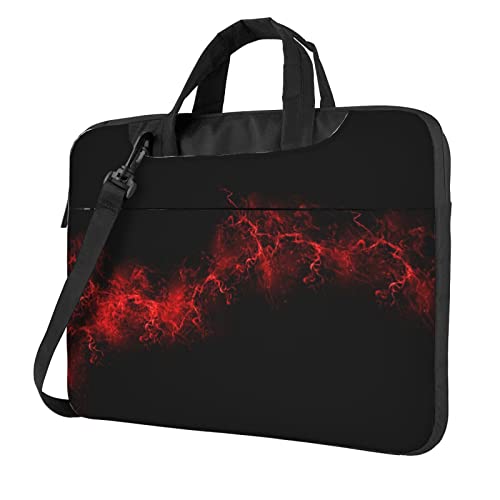 Bolso para laptop resistente AMAZWI Explosion Burst rojo negro 13-15.6 pulg miniatura 1